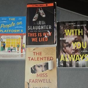 4 Intiguing Paperbacks Incl Karin Slaughter